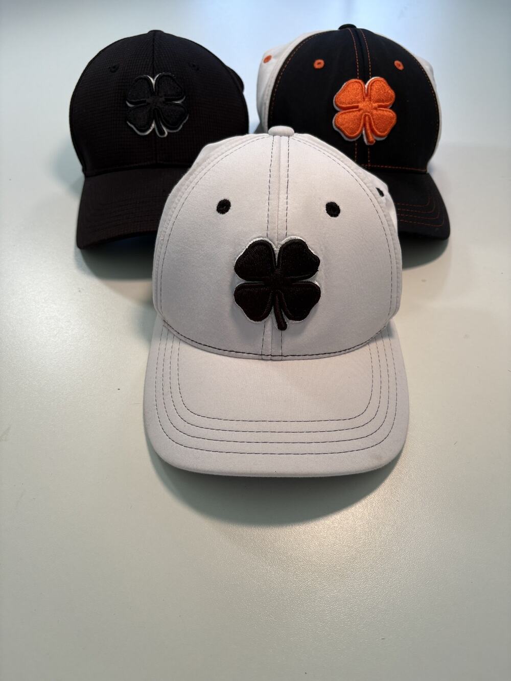 Black Clover Live Lucky Golf Hat Bundle 3 L/XL Memory Fit Topgolf Lake Tahoe